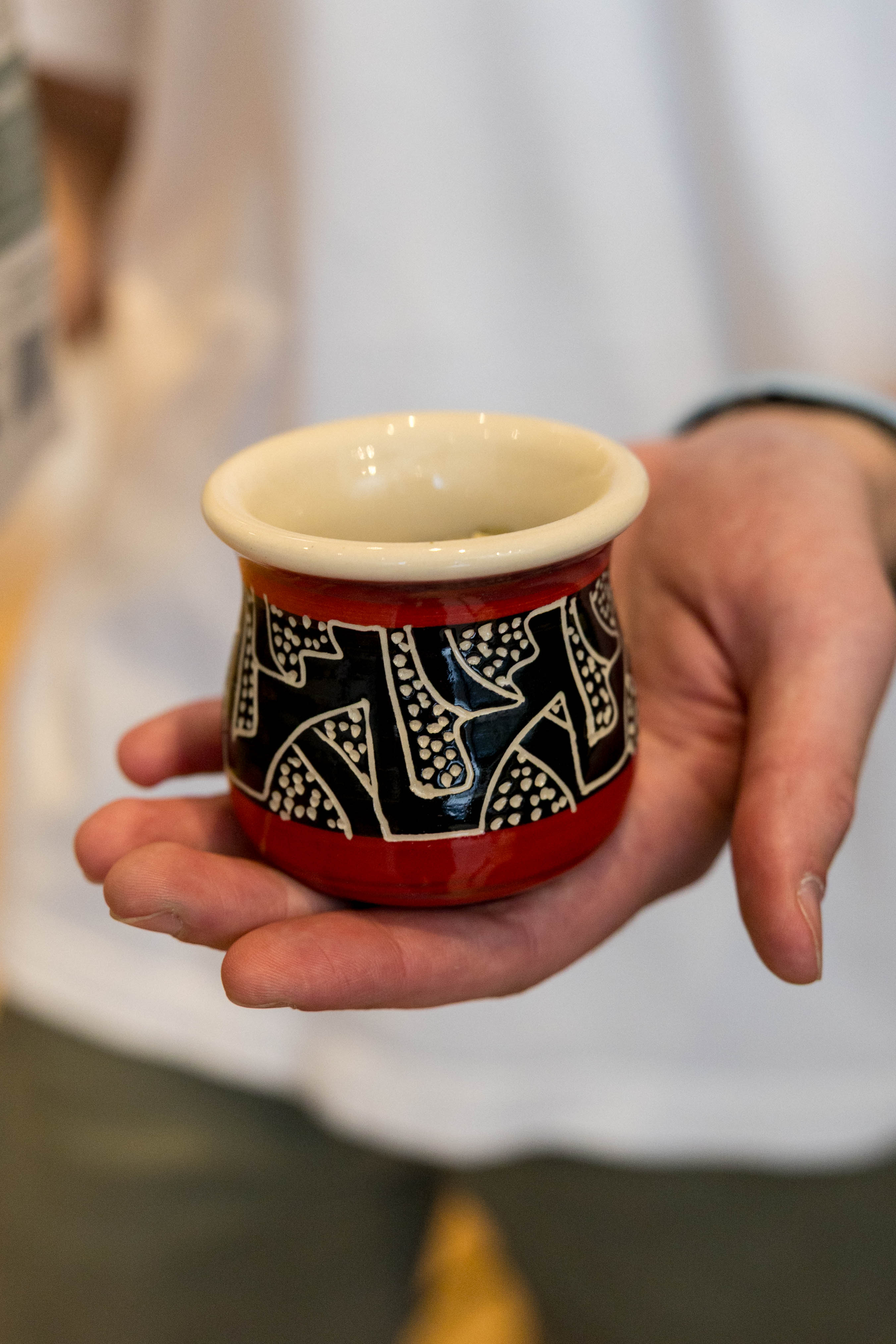 A handmade mate, ready to gift.