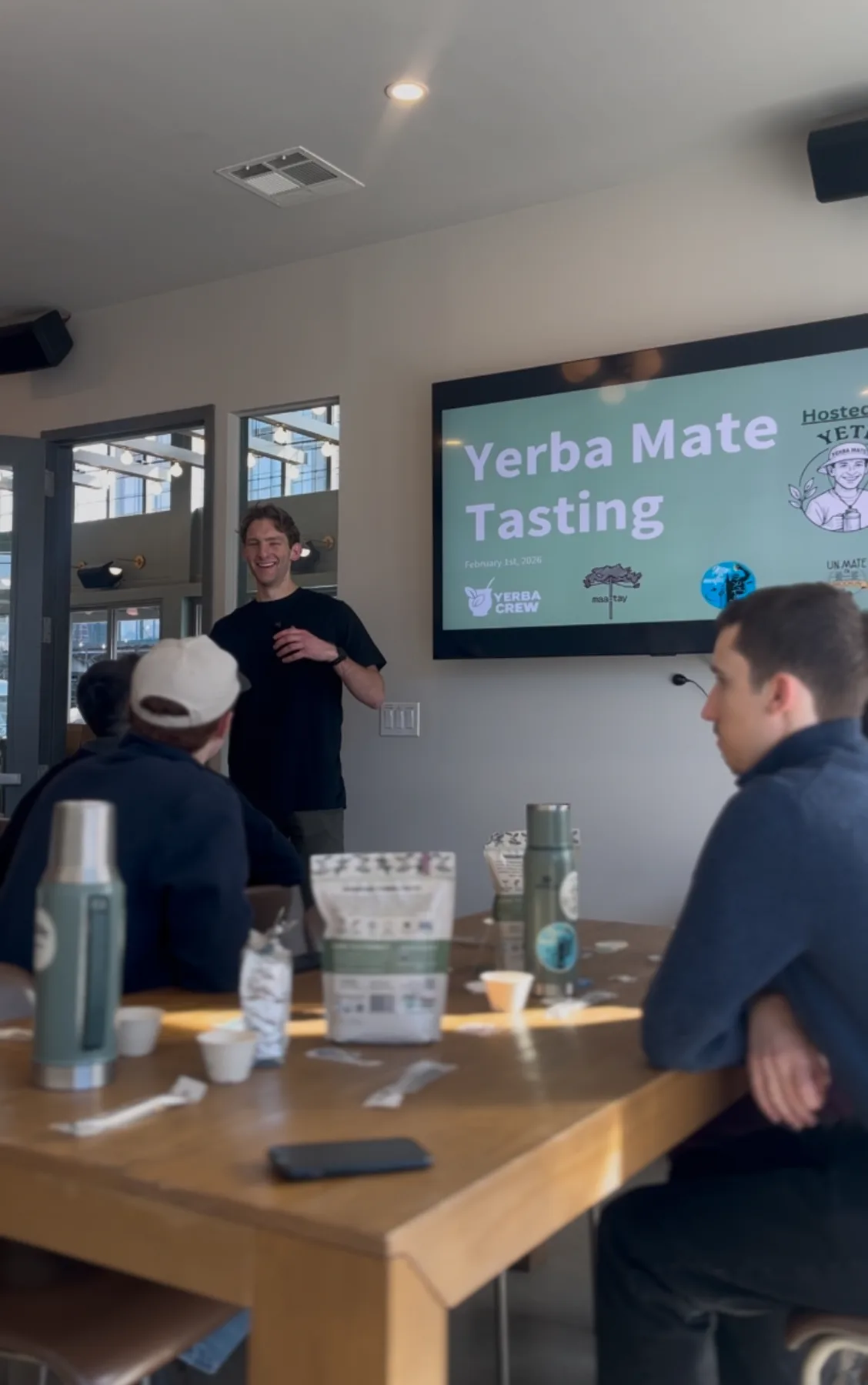 Yerba mate tasting session